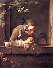 Jean Baptiste Simeon Chardin Soap Bubbles painting